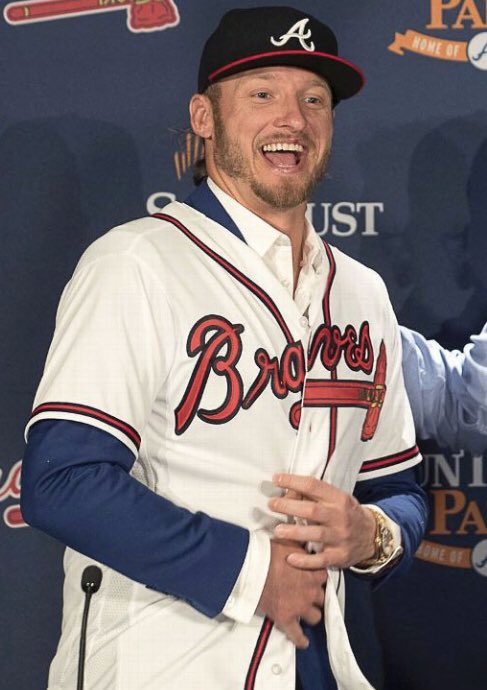 bringerofMANE's tweet photo. RT if you’re this excited to watch the @Braves play ball tonight. #chopon #mulletpower https://t.co/7kIM7CVw4z
