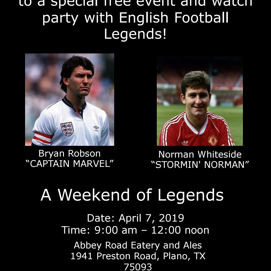 ManUtdUSAFans's tweet image. Friends in Texas, join the @northtxreds tomorrow as they host 2 great legends in Plano, Texas! #MUFC #ManUnited