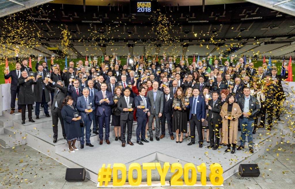 nsoutumier's tweet photo. Groupe Renault rewards its best dealers in the world: 93 laureates from 36 countries! #DOTY2018 #WeAreRenault https://t.co/gvqko57r2d