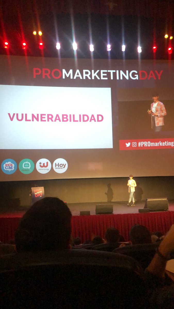 salmorejodgt's tweet photo. @YaizaRedLights : “Cuando te muestras vulnerable logras conectar con la gente, porque logras emocionar”

#PROMarketingDay https://t.co/FONV6qfQTd