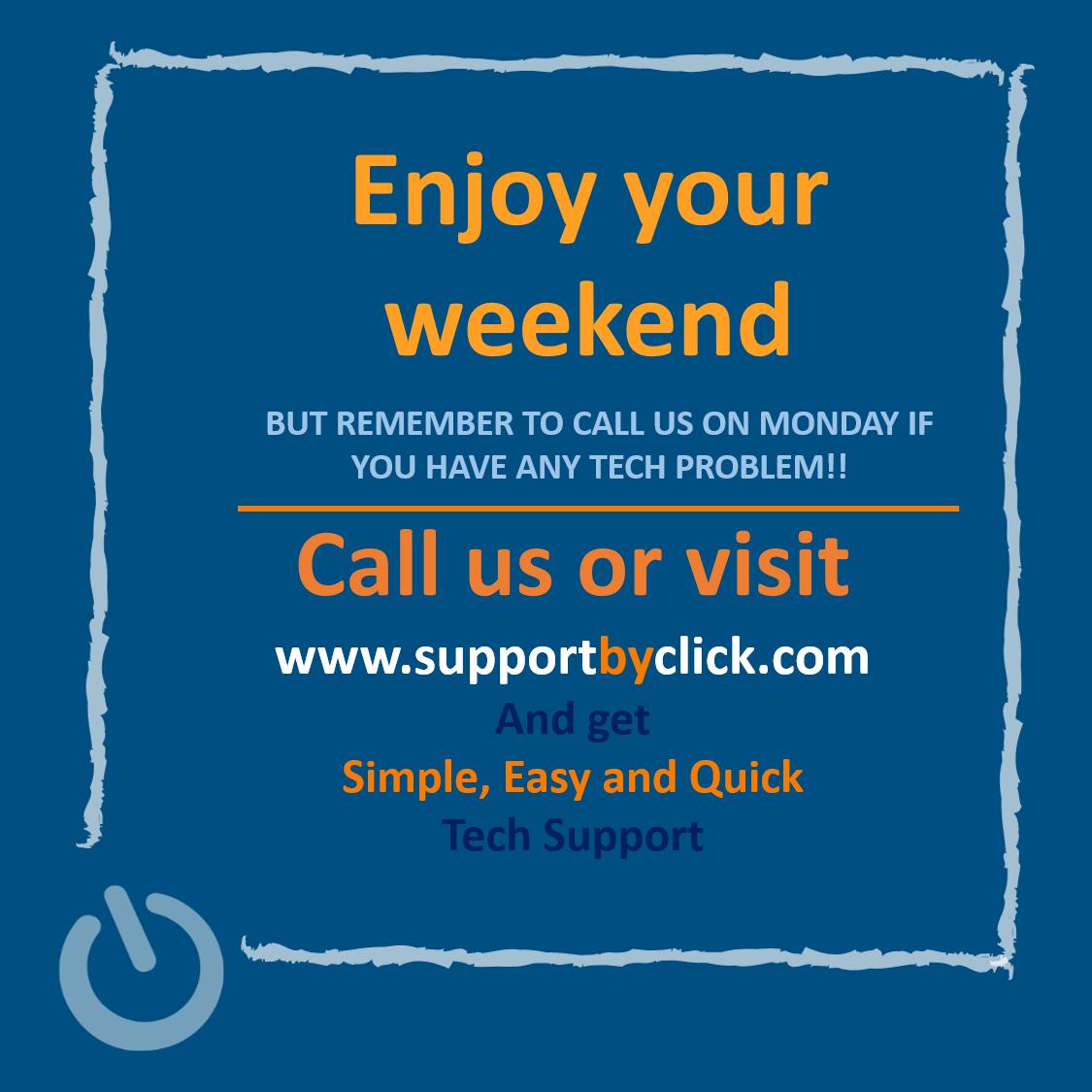 supportbyclick's tweet image. Technical Support by just one Click, Now is Simple, Easy and Quick to have all the support that you need in your house or office. Call or visit us right now!.