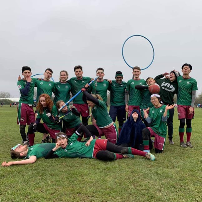 Day 1 of #BQC2019 is over! We may have placed last in our group, but as always we came out singing 😘 Thanks to <a href="/durhamquidditch/">Durham Quidditch</a>, #WinchesterWampus , and @southamptonquidditchclub for three awesome games! Bring on the lower bracket!! ✊💪✌
