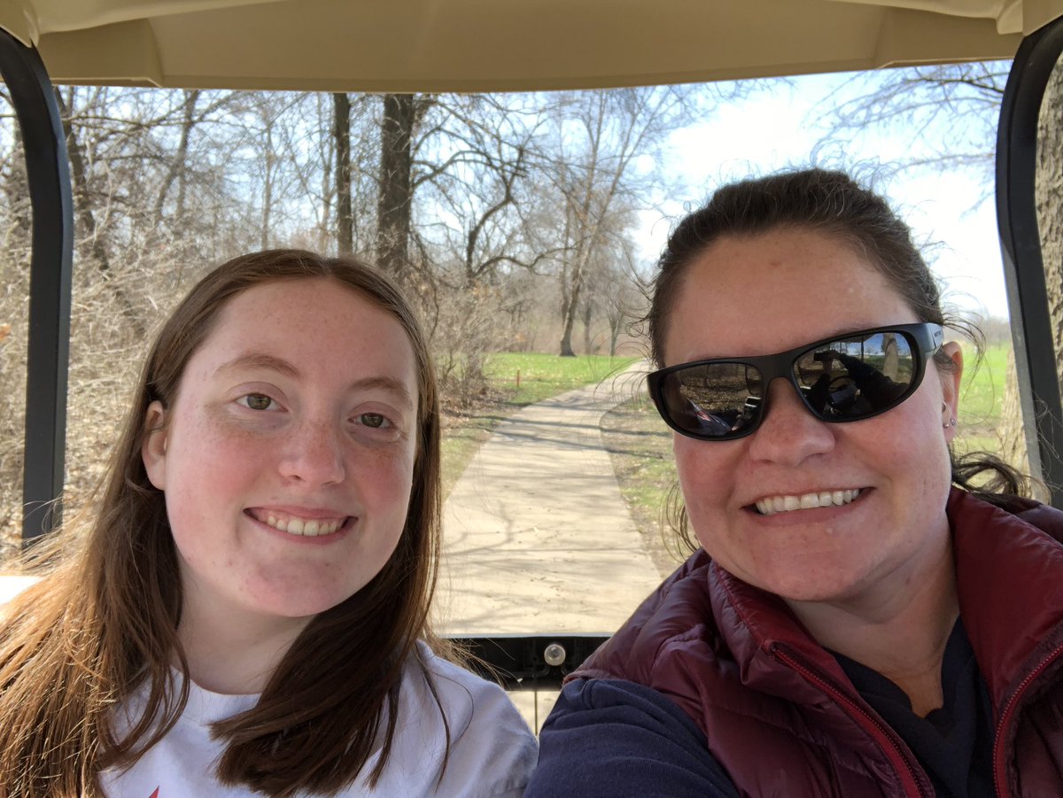 HubbardBirdLab's tweet photo. Beautiful day for tooling around in a golf cart setting up #bluebird boxes. Hope the birds find them fast! https://t.co/c145yjyAoX