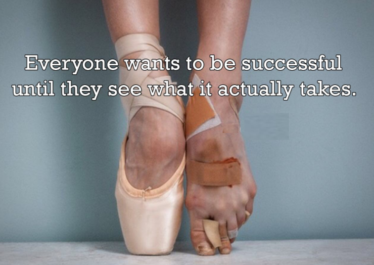 DesmondDreckett's tweet photo. Everyone wants to be successful until they see what it actually takes. 

#quote https://t.co/Jpr6HL3lMB