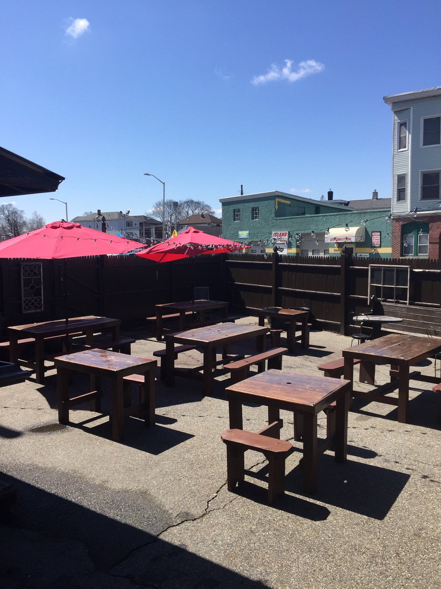 Our Patio is open and we have live music in the Cabaret at 3 today. Molly is behind the bar for all of your food and beverage needs. See you at Nick's! #Worcester #music #cocktails