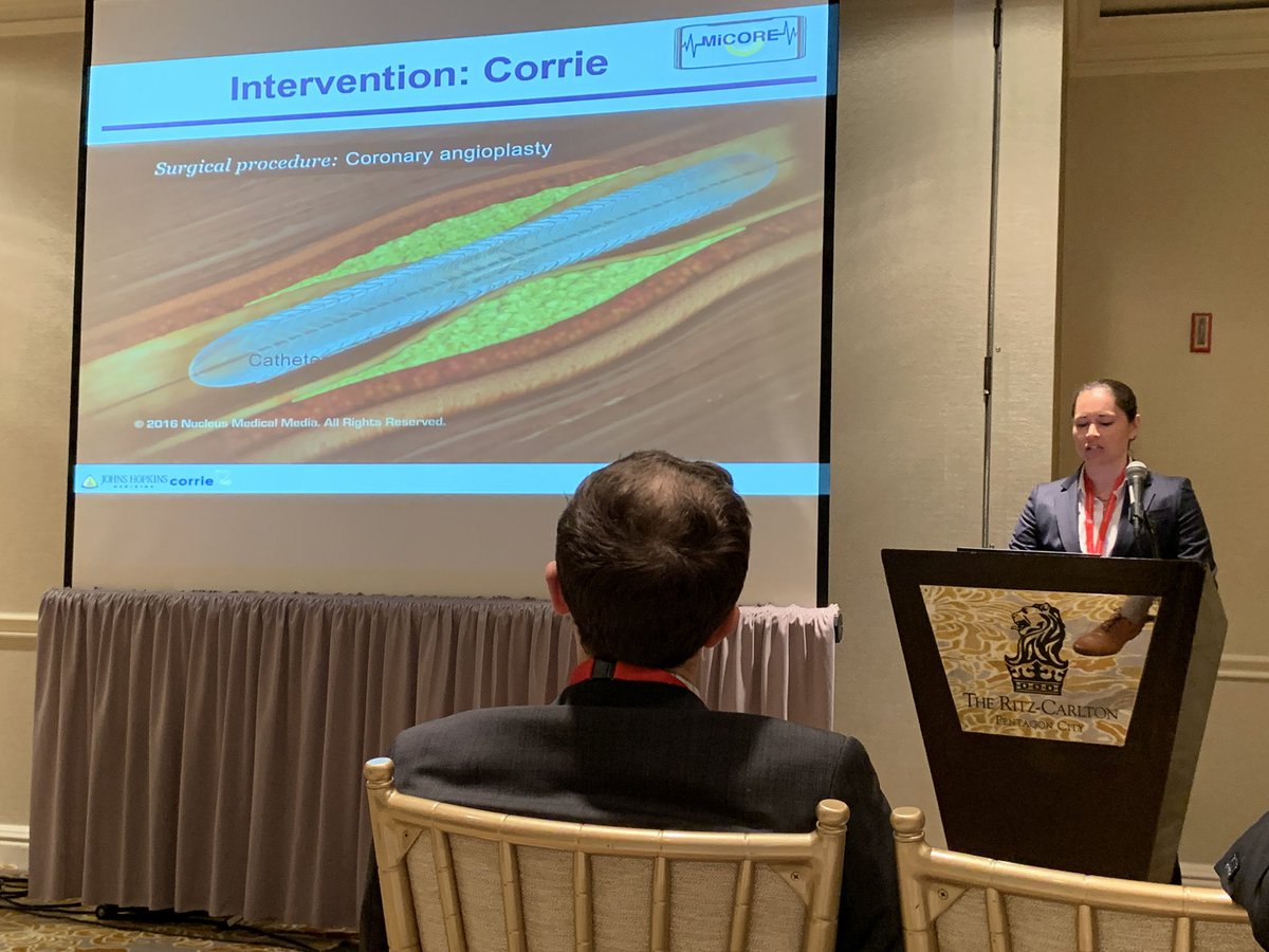 SethShayMartin's tweet photo. Awesome presentation 👏 @DoctorMarvelMD #WIC sharing preliminary insights from MiCORE, testing a digital health intervention designed to empower AMI patients in following the ABCs of guideline-recommended therapies. @AHAScience #QCOR2019 https://t.co/er9KtgJ0Jq