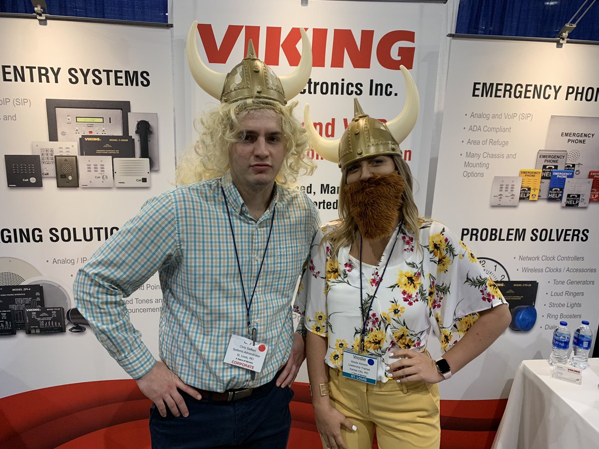 Spring NTC 2019. Had to stop by the Viking booth and snap a pic! #VE50