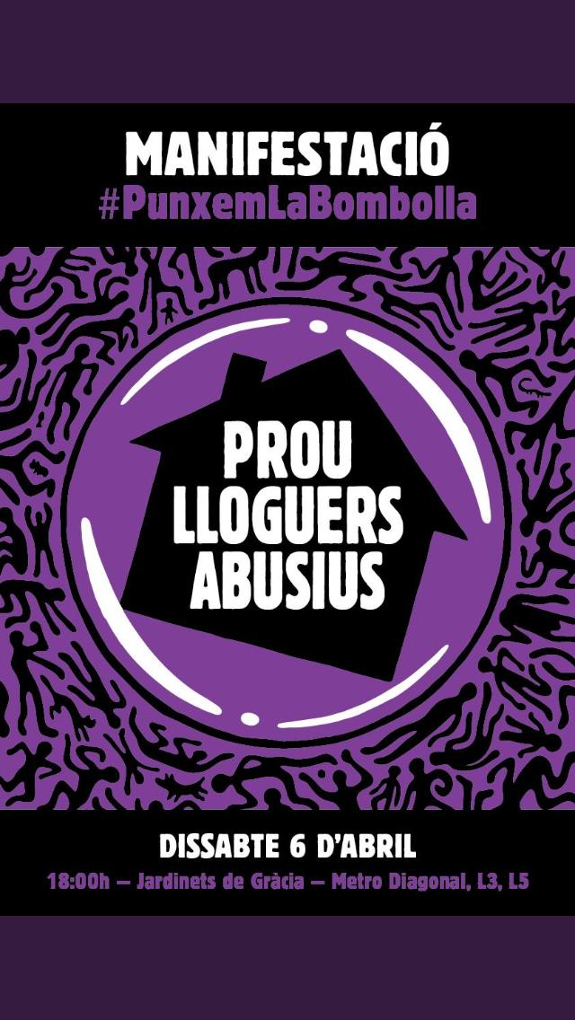 CFilua's tweet photo. Empieza la marcha contra el abuso de los alquileres
 #PunxemLaBombolla @SindicatLloguer @linformatiuSPM @ajuntamentSPM @RubiLloguer @SindicatM https://t.co/uJTexw7MP0