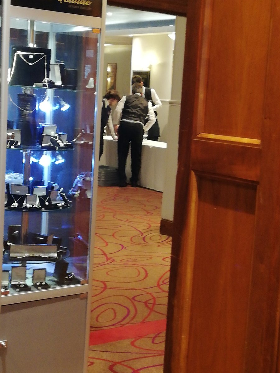 Spotted: Talbot staff setting up the presseco reception for our gala celebrations #PsychCon2019