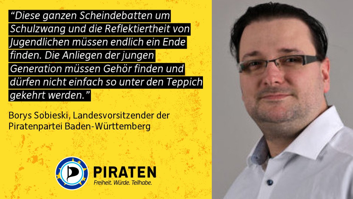 PiratenBW's tweet image. Wir #PIRATEN unterstützen #ScientistsForFuture und #FridaysForFuture. Mehr dazu:
piratenpartei-bw.de/2019/04/02/pir…
@derBorys @maurice_conrad