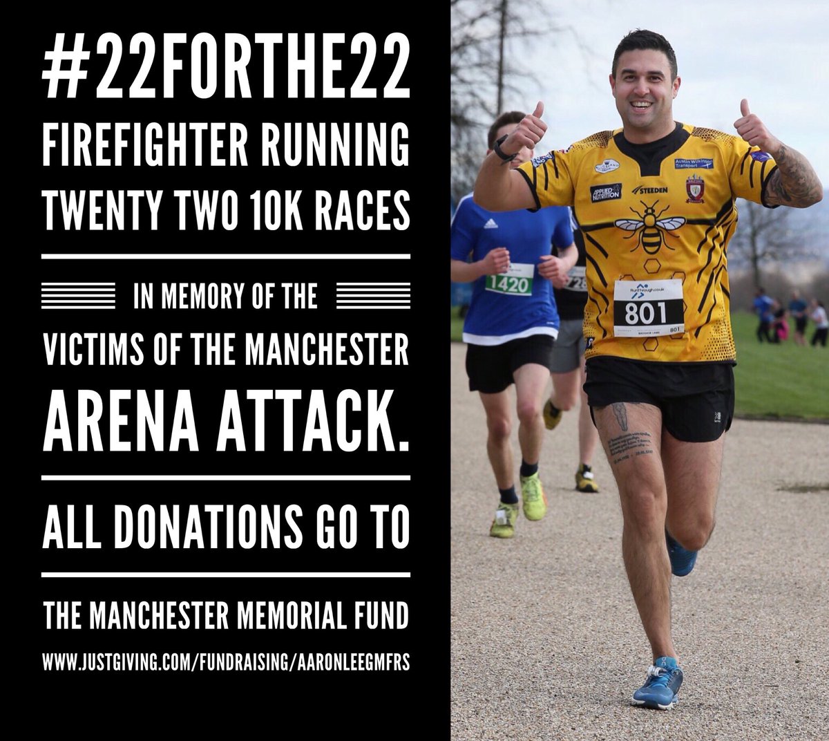 aaronlp1's tweet photo. You can sit and sulk that things aren’t going your way or you can go out and make them go your way! I’m going for the latter. Head in the game, I’ve got work to do ! 🐝🏃🏻♂️🏅 #22ForThe22 https://t.co/KrySVSvHac