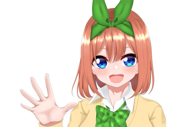 由木ヨシキ＠C106南1【n-14b】さんがTwitterに投稿した中野四葉(五等分の花嫁)のイラスト。