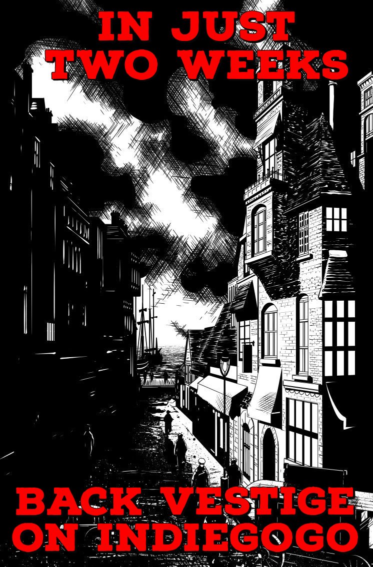 grpeephole303's tweet photo. IN JUST TWO WEEKS @GatHanzo 's #VESTIGE DRAWN BY @DonalTDeLay  LAUNCHES ON INDIEGOGO

PREPARE FOR THIS THRILLING ADVENTURE AND FOLLOW @WarCampaignYT  FOR UPDATES

@Edwin_Boyette @RoKabir @GatHanzo @ImNOTTyler2 @LeaderComics @TheSoychild @SierraWhiskey9 @YellowFlashGuy https://t.co/9CvI0DTvKN