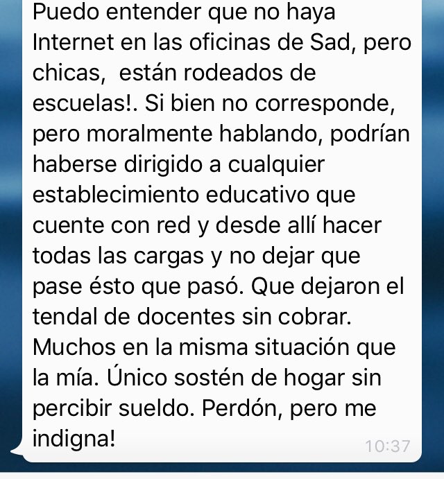 CMaristany's tweet photo. @sergesiciliano @gzinny Para ellas también #CadaDiaCuenta !!  Esto pasó en mi escuela ayer! Las conozco !Son compañeras mías ! Y les paso a miles de docentes más! A ver si encuentran al responsable y lo sancionan?? Hubo crisis de angustia ayer en el medio docente provincial ! #BastaYa de ENSAYO-ERROR!! https://t.co/W74S6BvJmO