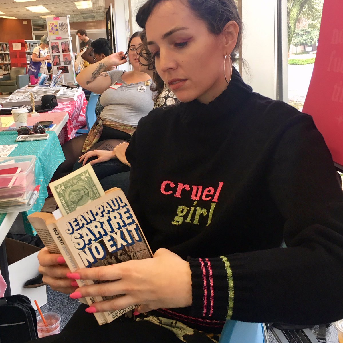 astropressdc's tweet photo. Tabling at @NOCAZfest in a row of elite publishers—#theweaklyamonthly, @JanePlaceCLT, @ultra_mirror, @antigravitymag. Across from many other pals as well. Come by. Today and tomorrow 11-4. https://t.co/V5VKpFlYQc
