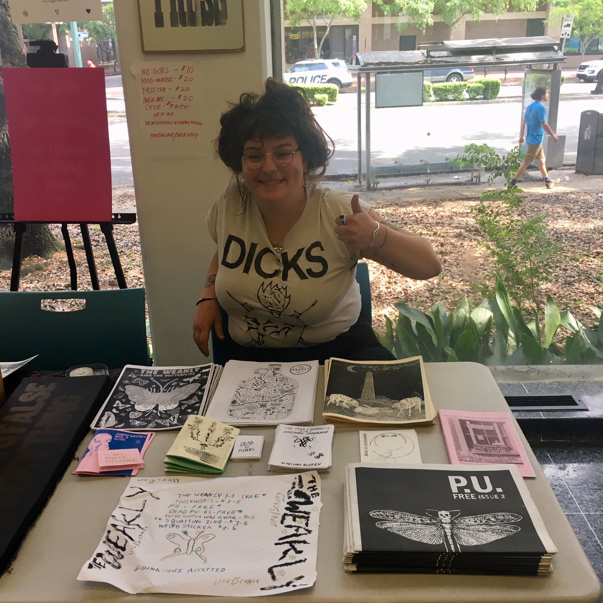 astropressdc's tweet photo. Tabling at @NOCAZfest in a row of elite publishers—#theweaklyamonthly, @JanePlaceCLT, @ultra_mirror, @antigravitymag. Across from many other pals as well. Come by. Today and tomorrow 11-4. https://t.co/V5VKpFlYQc