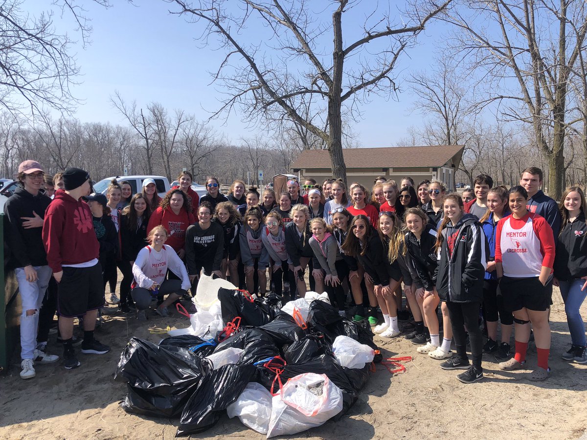 MHS_GreenTeam's tweet photo. Another successful beach cleanup this morning! Thank you to everyone who came out and made Mentor a little greener! https://t.co/jDfV1cFwuF