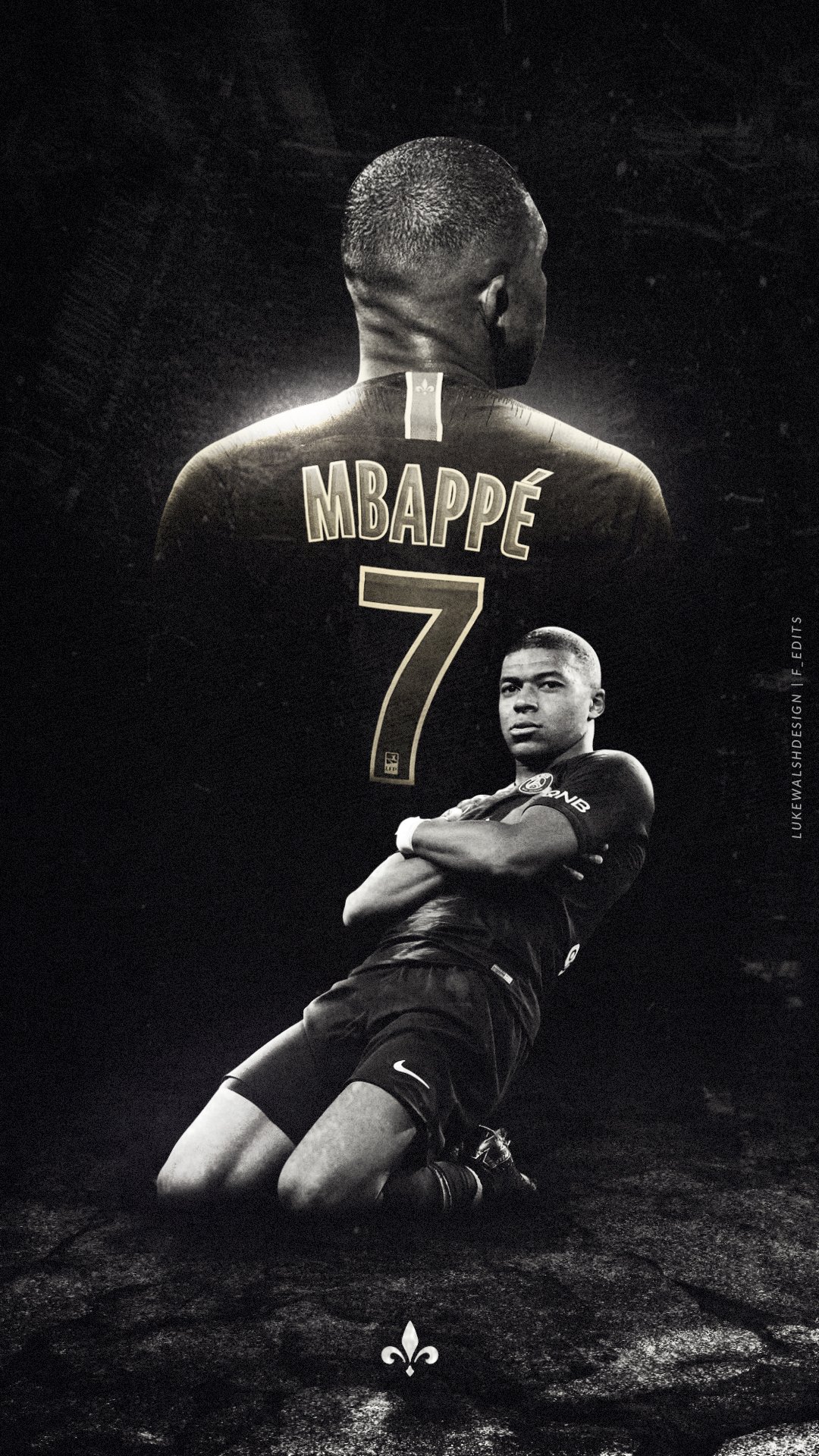 Kylian Mbappé Wallpaper 4K Footballer Soccer Ligue 1 club 7784