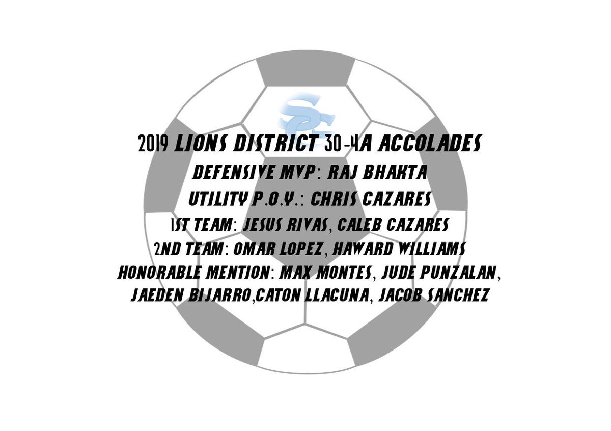 SGA_LionAth's tweet photo. Congratulations to the members of the Lions soccer team that received all-district &amp; all-academic team recognition! https://t.co/hE2HAQYRdL