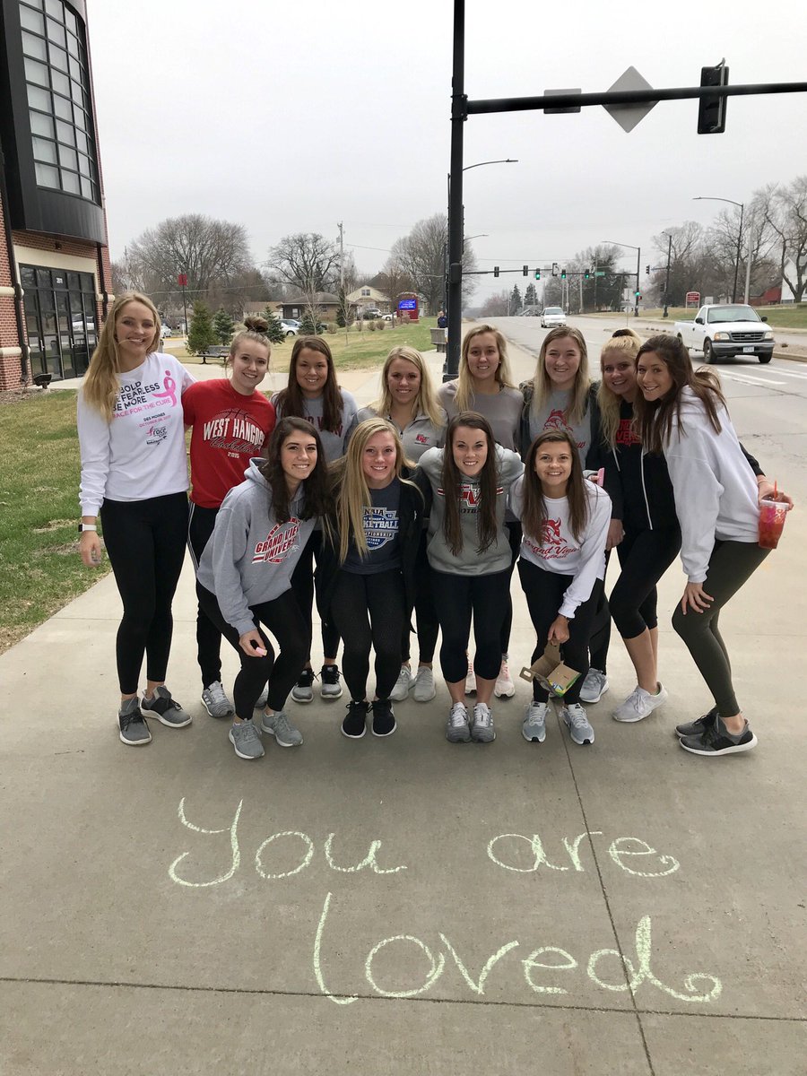 gv_wbb's tweet photo. A special thank you to @OOTDGV for allowing us to volunteer this morning at the Suicide Prevention Walk. This awesome event raised over $10K! #BeTheVoice #SuicidePrevention https://t.co/nS201GLzBM