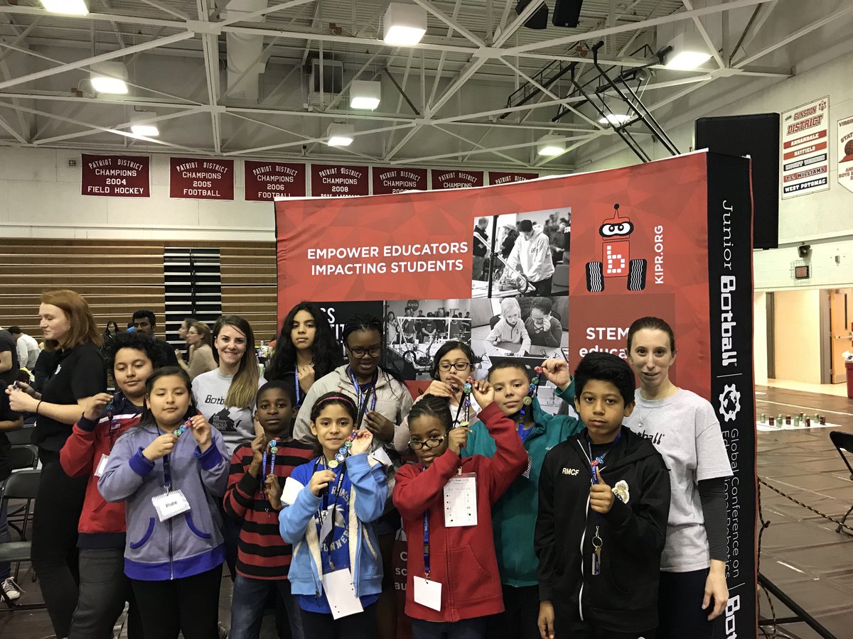 williamramsayes's tweet photo. We are so proud of our Ramsay robotics team! Proudly showing off their pins for completed challenges at the Junior Botball Challenge Day!#jrbotball β¦@KissInstituteβ© https://t.co/1YQZLcyrWG