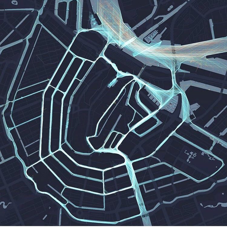 We harnessed data from Marine Traffic to visualize and map boat traffic in Amsterdam canals. The research was carried out as part of our ongoing #roboat project in collaboration with the <a href="/AMS_institute/">AMS Institute</a>