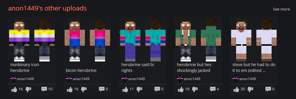 6 pack herobrine