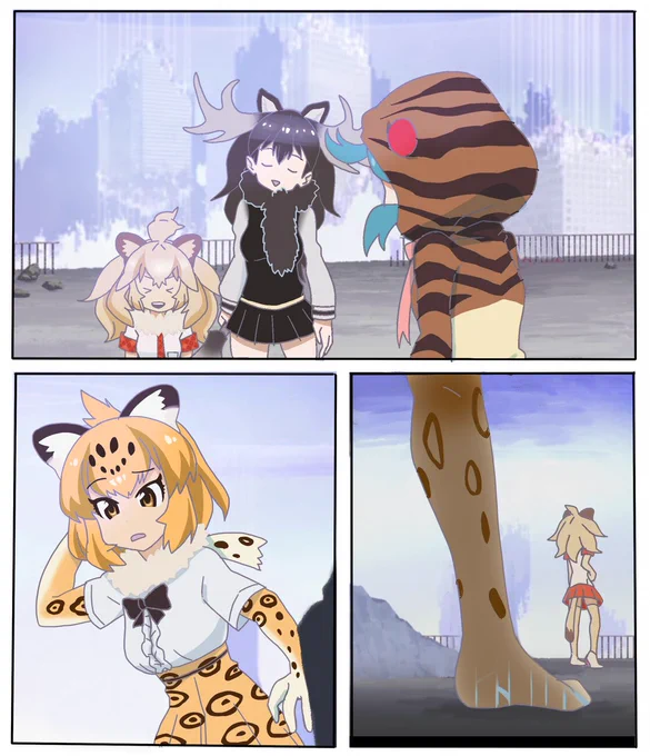 12.1話のコラを描きました
(オーバレイレイヤー付け忘れてたので再up)
わからん旅になりそうです

#けものフレンズ #ケムリクサ 
