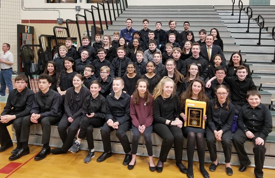 Proud of the McCarthy Festival Band! They performed beautifully and with professionalism at #MICCA2019 last evening. We are proud of their silver medal rating, but even more proud of how they carry themselves and play their hearts out to each other and for their audience.