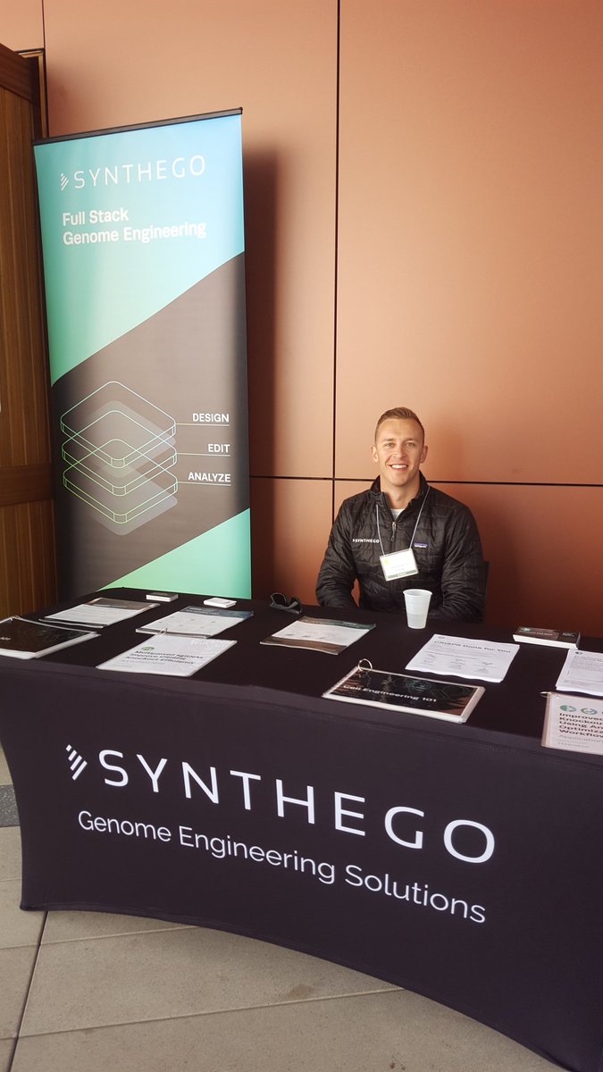 akizhakk's tweet photo. stop by our sponsors at the #Synthego table at the #2019STEMCareer @UCSDPDA https://t.co/Bo52NlZ1LH