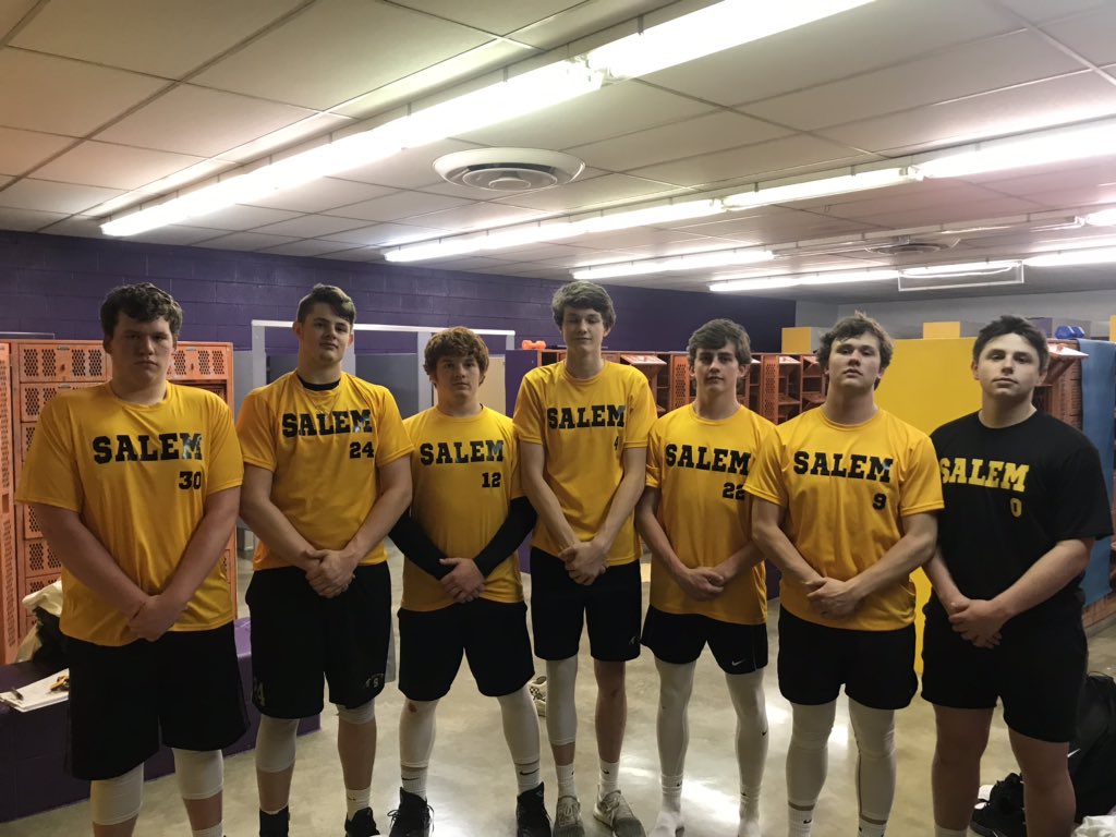 SalemLionsVball's tweet photo. First ever win for Salem Boys Vball today against Charlestown in 2 sets! https://t.co/Sq5YnuMVNJ