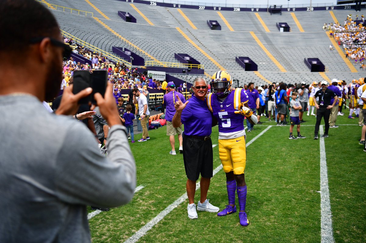 LSUTrackField's tweet image. Two Sport Speedster