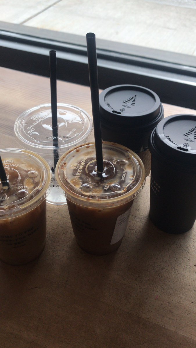 nanowrinope's tweet photo. We came to the coffee shop to write, and we ended up getting an insane amount of free coffee to keep us going. #notcomplaining #nanowrinope #campnanowrimo https://t.co/6ZOyYGZGeG