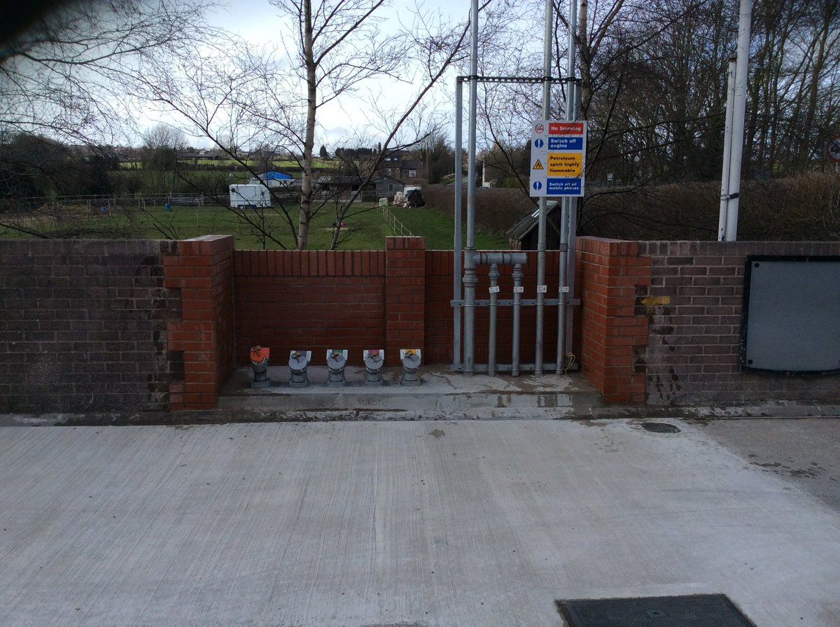 Forecourt_'s tweet photo. New Petrol station installation completed by FIS comprising of fill/vent frame and Nupi Smartflex pipework https://t.co/jotVCPoZ5Z