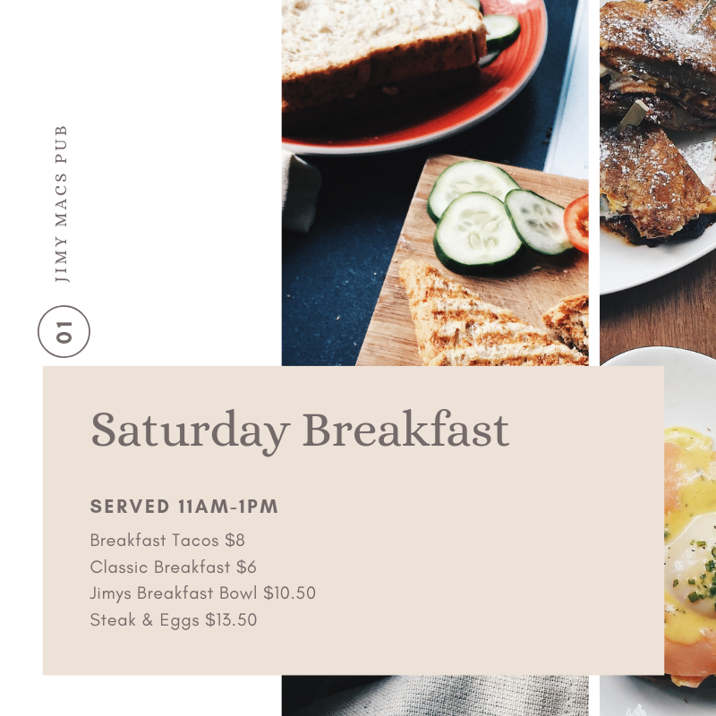 JimyMacsPub's tweet photo. Start your Saturday morning with one of our breakfast features paired with $5.75 Pints of Pilsner. https://t.co/VrHXDhvRRC