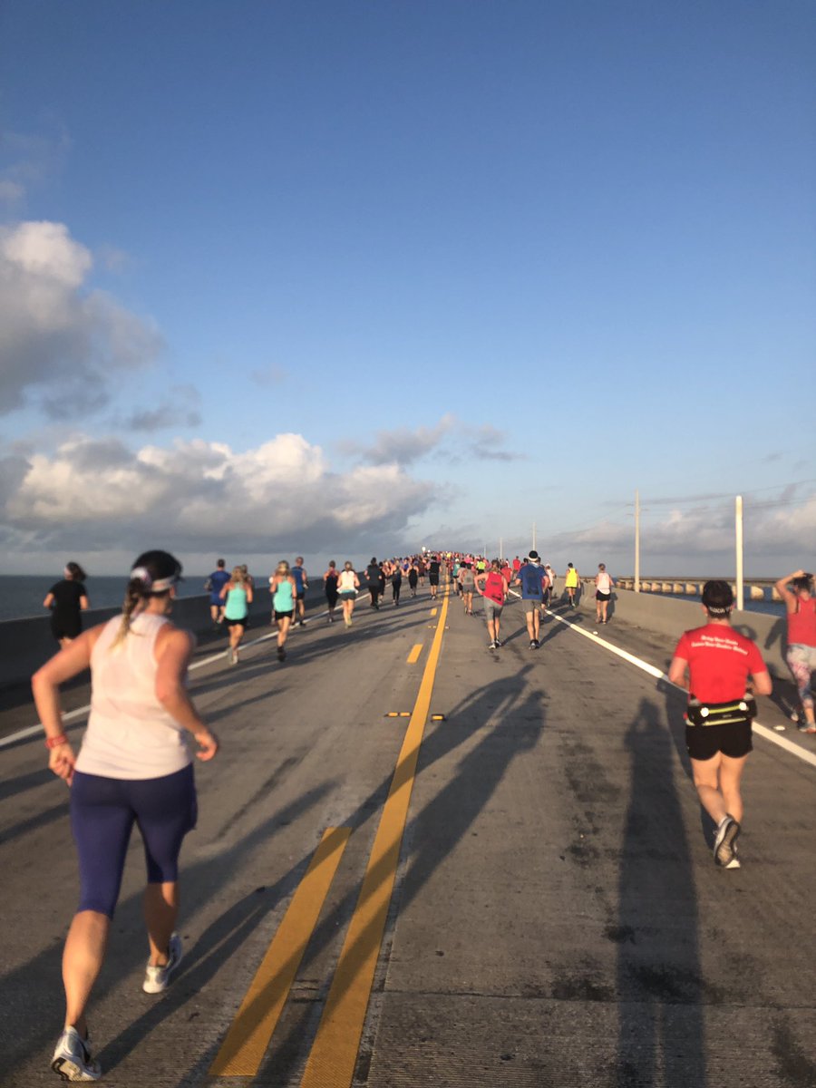KirrinPeart's tweet image. Today I joined 1499 other crazy ambitious people and participated in the 38th annual 7 Mile Bridge Run. Not only did I participate, but I completed the race and can now say I’ve run across the longest bridge in the Florida Keys. #7mbr #flkeys
