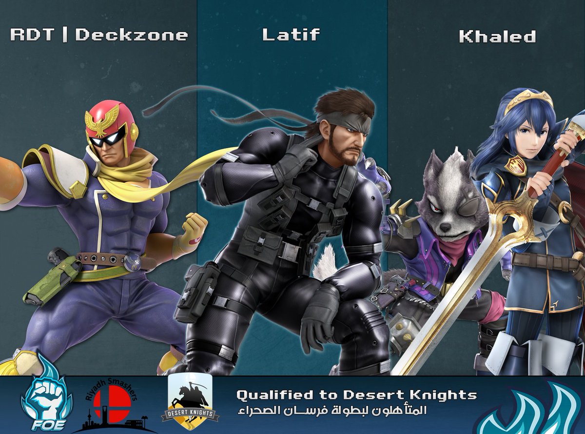 FistofthEast's tweet photo. Congratulations to our top3 for qualifying to Desert knights 

@latif_7
@AlaliKhaled__
@aljomea
The main event will be held on 03/05/2019 by @Riyadh_Smashers https://t.co/XofZpXI47i