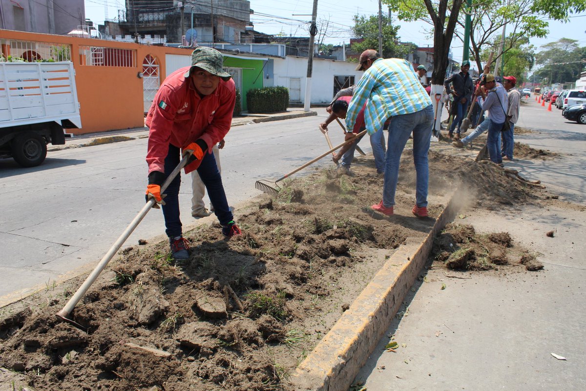 ComalcalcoMX's tweet photo. #JustoAhora Continúa la jornada de embellecimiento de la ciudad de #Comalcalco #Hoy en boulevard Leandro Rovirosa y la avenida Camino Agrario. Limpieza, pintura de guarniciones, siembra de pasto y #bugambilias encabezado por la Presidente @lorenamendezd #FelizSábado #Tabasco https://t.co/6Q7h1SFMQs
