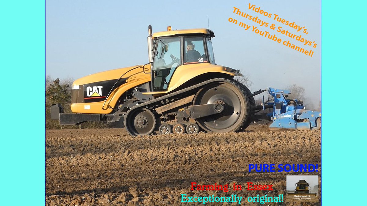 TheFarmer123YT's tweet photo. Farming in Essex - Power harrowing with classic Cat challenger 35 &amp; Lemken. PURE SOUND [19]. Video live on my channel - Check it out https://t.co/msS3f6Wd3E Thanks 👍😀@CaterpillarInc @StrategicTill #Cat #CatChallenger #CatChallenger35 #Cat35 #Challenger35 #Lemken https://t.co/yxuHa83jJW