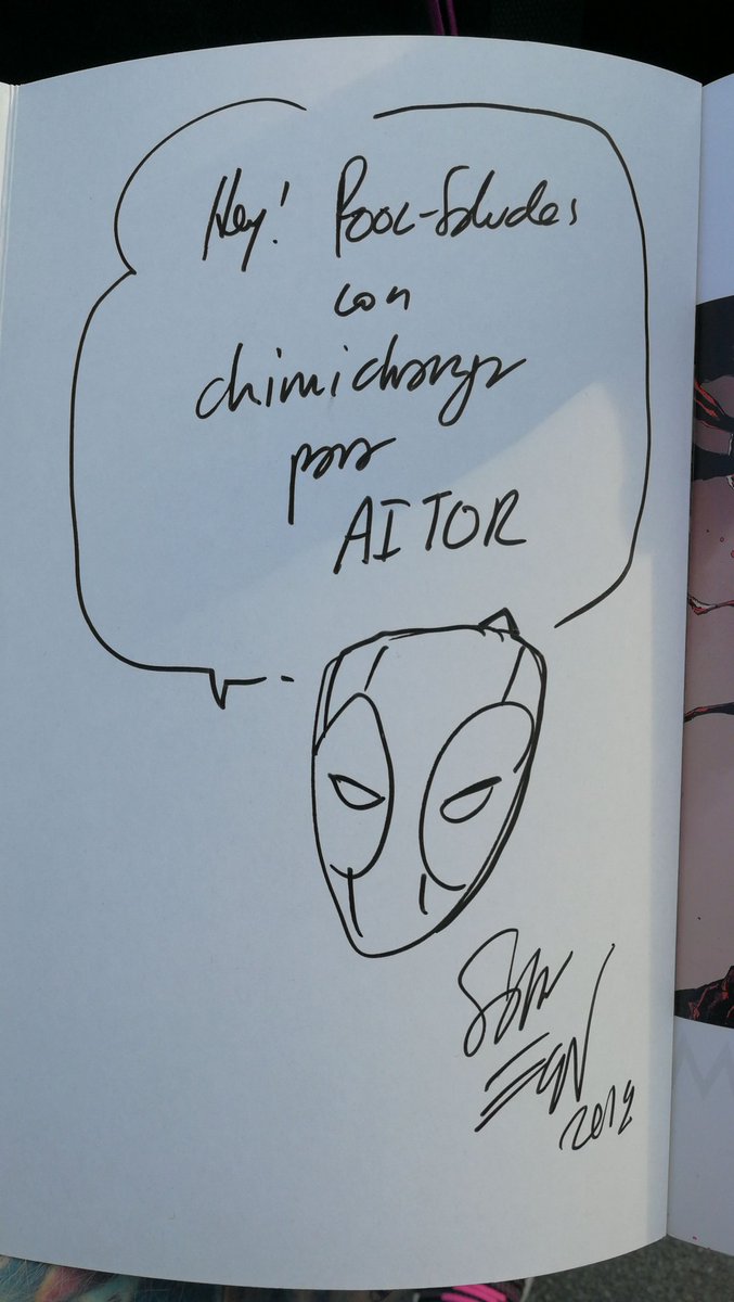 iThor_rehab's tweet photo. Gracias @SalvaEspin un placer haberte conocido @PaniniComicsEsp https://t.co/FuUGR8NOgq