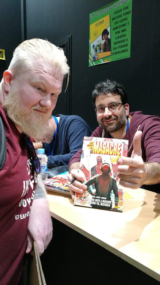 iThor_rehab's tweet photo. Gracias @SalvaEspin un placer haberte conocido @PaniniComicsEsp https://t.co/FuUGR8NOgq
