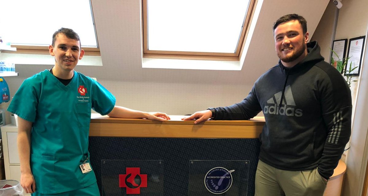 thefootmedic's tweet photo. Had the pleasure of helping out professional rugby player and all round scrum eatting nice guy @ZanderFagerson this week. Following last nights try @PodMarty will keep him match fit.
#Rugby #glasgow #podiatry #rugbymachine #fit
@FlawlessFeet @GCUPodiatry @podiatry_works https://t.co/NLft8uvpPP