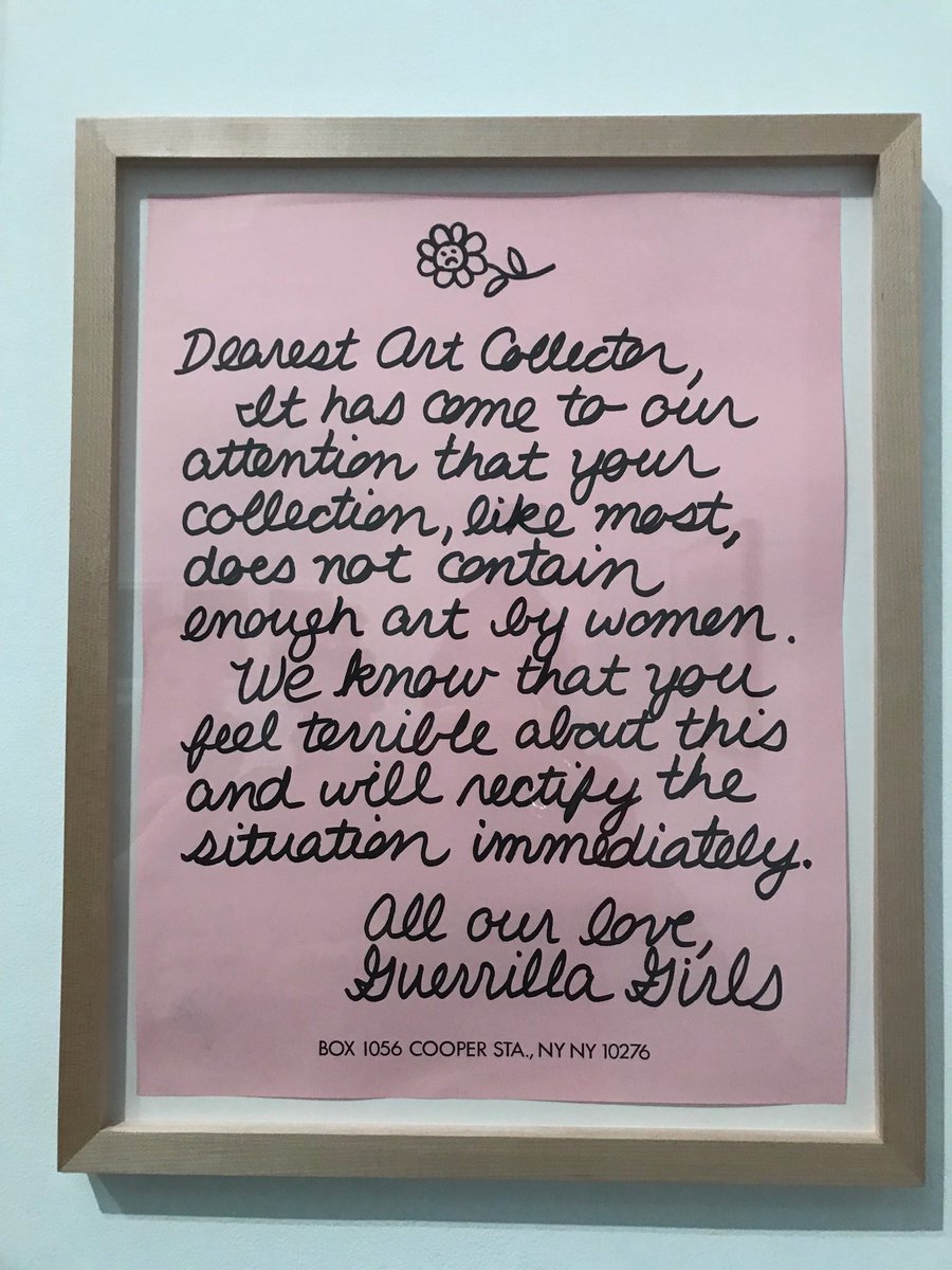 Guerrilla girl at the Tate modern gallery. women #women #womenempowerment