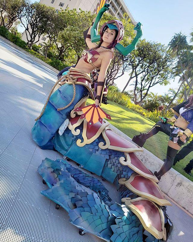 AltPercept's tweet photo. Thank you @big_island_travelor for this pic too #kawaiikon #kawaiikon2019 #cosplay #leagueoflegends #cassiopeia https://t.co/CCpU4rVSk7 https://t.co/YSEZbhRR0c