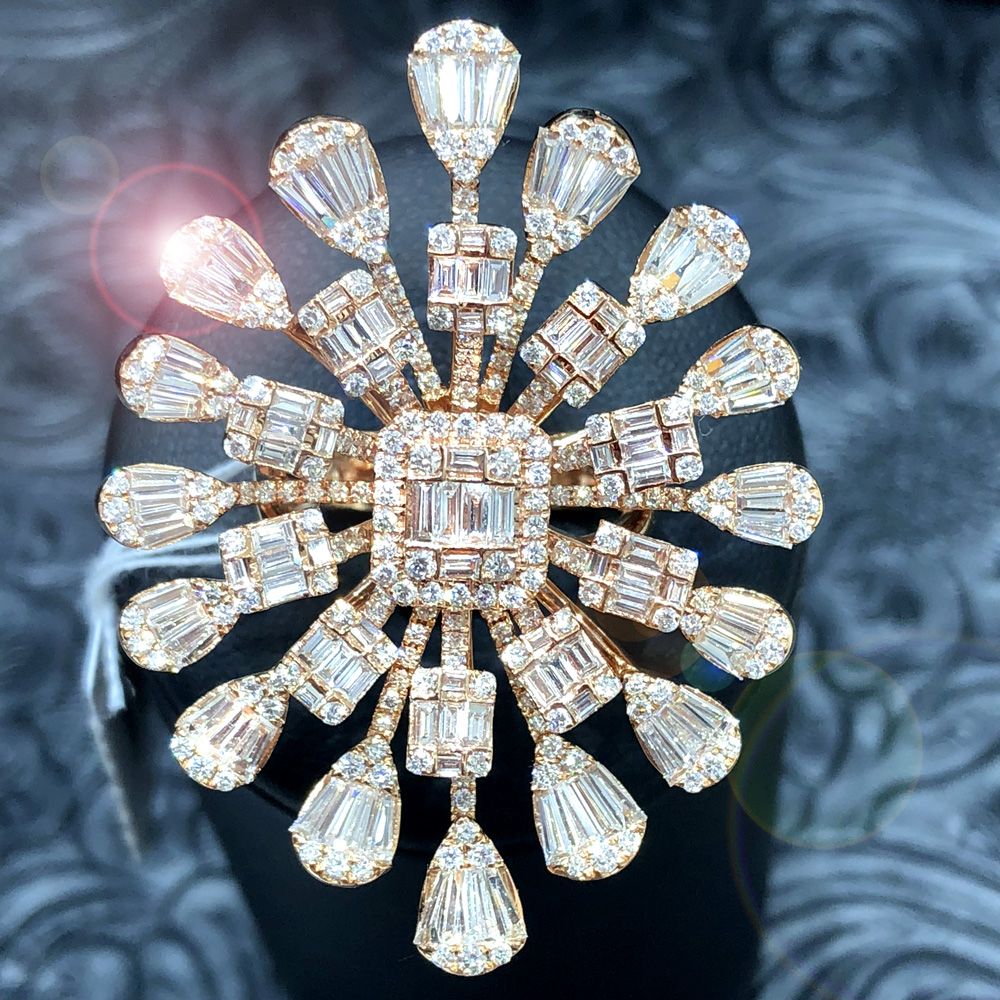 We showed a video of this ring before but here's a great photo as well! Truly stunning!! 🌸 
.
.
#jewelry #finejewelry #diamondjewelry #diamonds #diamondring #statementring #wow #fashion #style #stunningjewelry #sparkle #bling #santafe #newmexico #divadiamondsjewelry