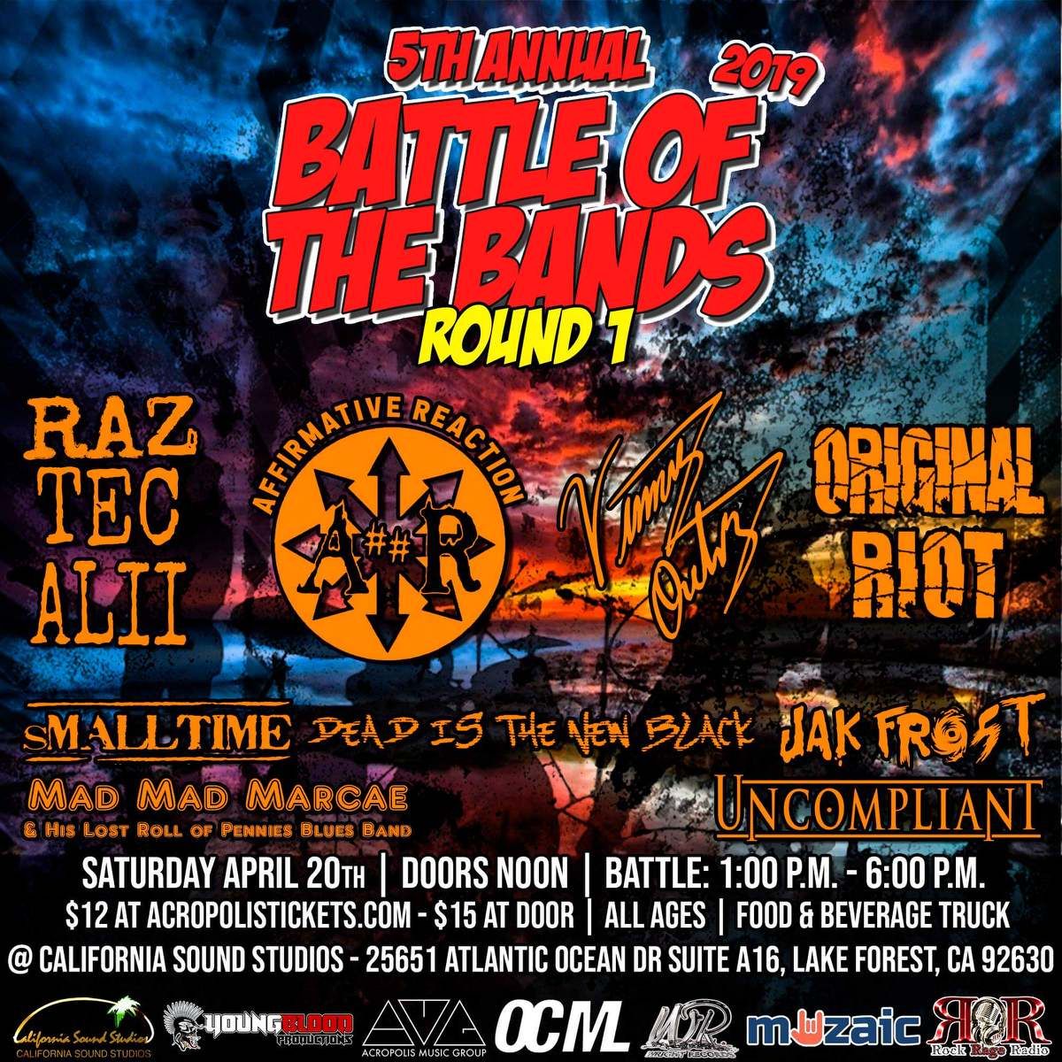 Uncompliantband's tweet photo. Show Announcement! We are playing the Wright Records Battle #8 of the bands on April 20th! Get your tickets at https://t.co/9Js1nIggqA ! Use promo code UNCOMPLIANT
#alternative #metalcore #show #goth #californiasoundstudios #WrightRecords #SonyMusic #Uncompliant #WeWillNotComply https://t.co/3UHGiFClEn