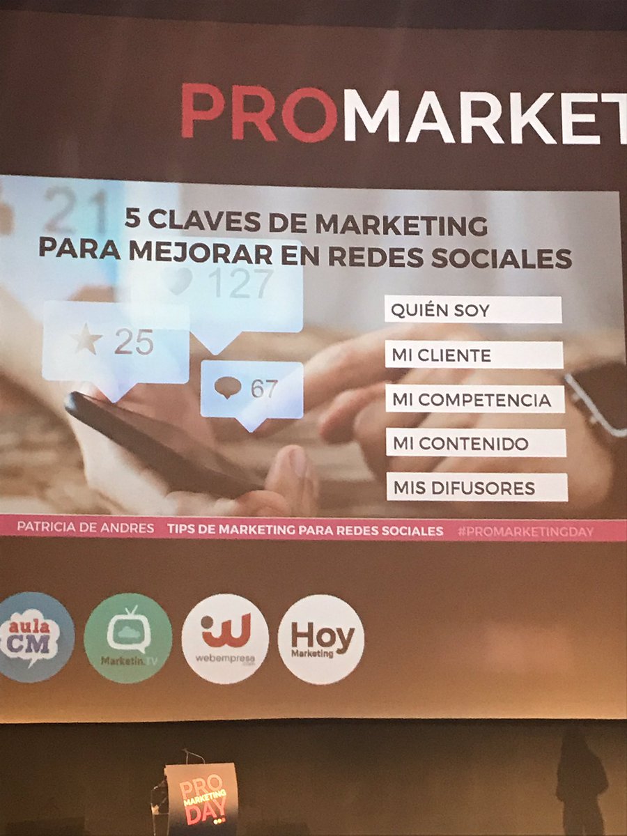 ggmmcris's tweet photo. Interesantísimo🤩🤩🤩🤩 @patdeandres #PROmarkeringDAY @promarketingday @aulaCM https://t.co/sTGpwRYfLX