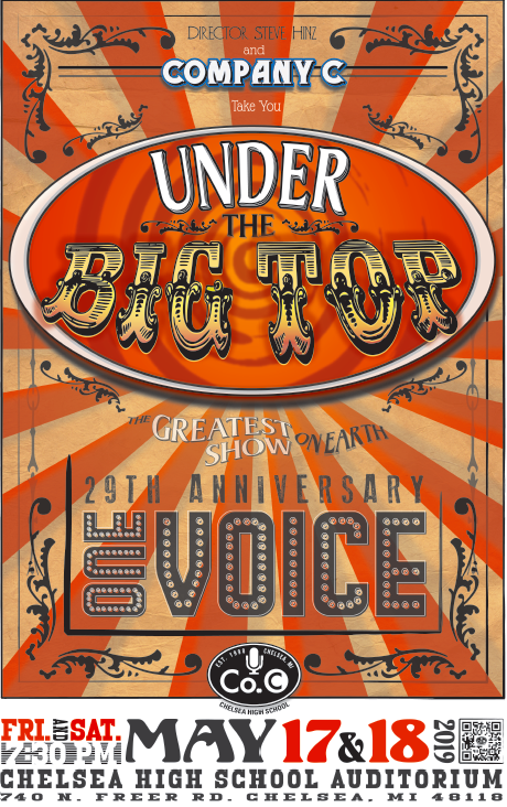 CHSCoC1's tweet photo. TICKETS ON SALE NOW!! Co. C presents One Voice "Under the Big Top"! 
https://t.co/1gkduUQrAn https://t.co/ygKPWn9SPv
