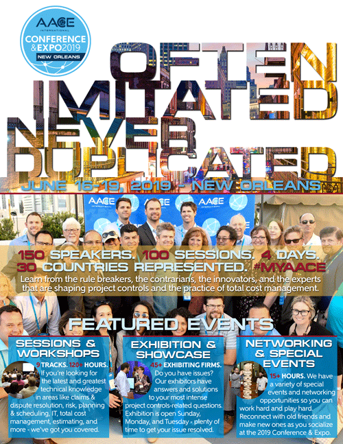 AACE_Tweets's tweet photo. AACE's Conference &amp; Expo is often imitated, but never duplicated. More than 100 hours of technical sessions, continuing education seminars, exhibition, fun networking events. Register today: https://t.co/UrIP0GR7jD https://t.co/LVtpp5jo7u