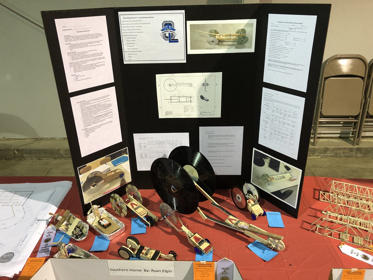 Student work on display at Maker X at the Ohio State Fairgrounds. Great work everyone!